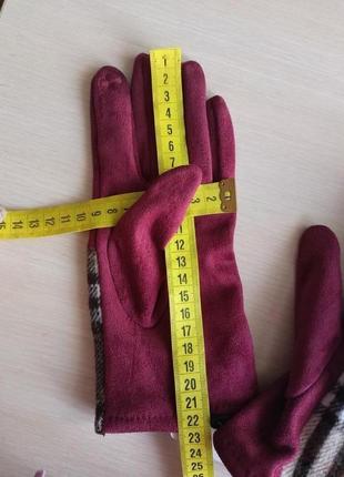 Новые перчатки женские l размер для работы с сенсорным экраном тканевые4 фото