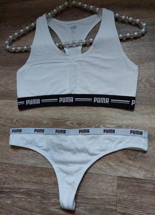 Комплект топ+трусики puma коттон