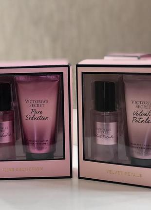 Подарочный набор victoria’s secret velvet petals, pure seduction