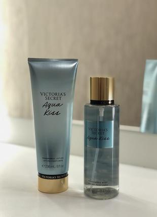 Набор спрей + лосьон aqua kiss victoria’s secret