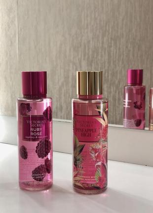 Спрей лимитированный victoria’s secret pineapple high, ruby rose