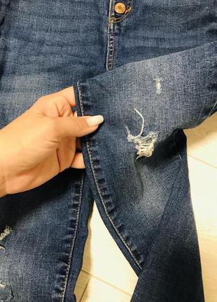 Базовые классические джинсы скинни свиской талией7 фото