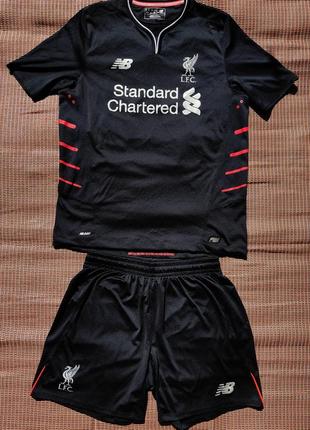 Футбольна форма футбольна джерсі шорти new balance liverpool away football 2016/2017 - spc027 mt630007 оригінал