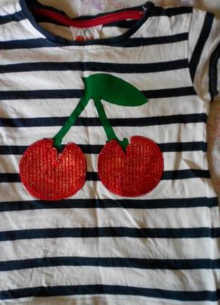 Футболка детская вишня