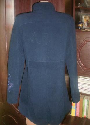 Шикарна нова термофліска (куртка, вітровка) mondeтта з вишивкою2 фото