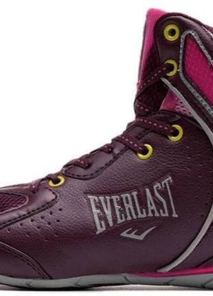 Боксерки everlast strike elw-124g бордовый, розовый уни 36 (us 5.5) (elw-124g)2 фото