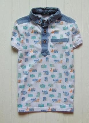 George. размер 5-6 лет. стильное поло для мальчика