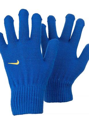 Детские перчатки nike y knit swoosh tg 2.0 синий l/xl (n.100.0667.428.lx)