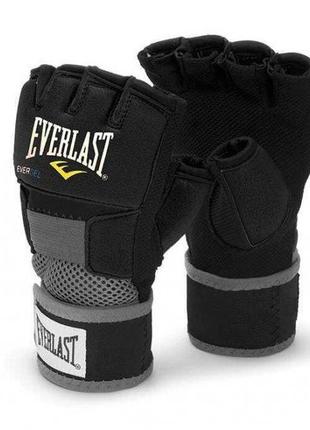 Бинти-рукавички everlast evergel hand wraps уні чорний m (722551-70-8)