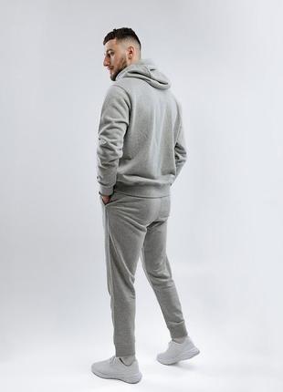 Чоловіча толстовка nike club hoodie fz ft сірий m (bv2648-063)