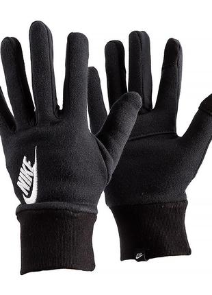 Женские перчатки nike w lg club fleece черный xs (n.100.4361.010.xs)