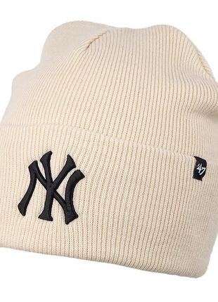 Мужская шапка 47 brand mlb ny yankees haymaker бежевый one size (b-hymkr17ace-ntd)