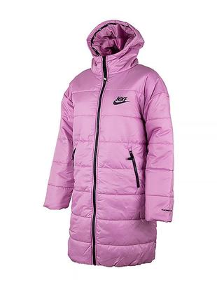 Жіноча куртка nike w nsw syn tf rpl hd parka рожевий l (dx1798-522)