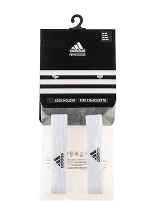 Чоловічий тримач для щитків adidas sock holder білий one size (604432)