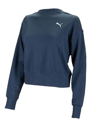 Женский свитшот puma her crew синий s (67310916)