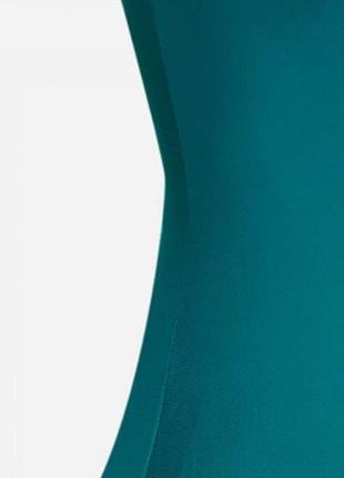 Купальник слитный женский arena solid o back swimsuit зеленый 38 (005911-600)3 фото