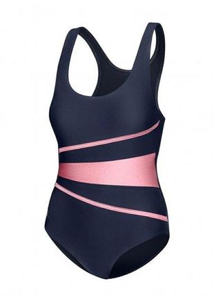 Купальник слитный женский aqua speed stella lady черный розовый (l) 40 (299-35)