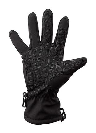 Женские перчатки cmp woman softshell gloves черный 6.5 (6524828-u901)3 фото