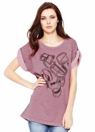 Свитшот безрукавка с принтом сиренево-серый 'g-star' 44-48р