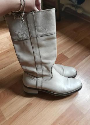 Кожаные сапоги италия