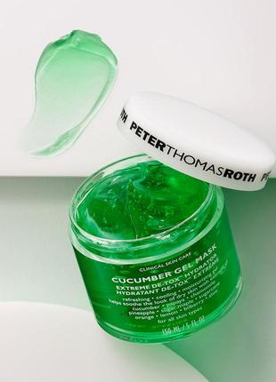 Детокс маска peter thomas roth cucumber gel mask extreme detoxifying hydrator1 фото