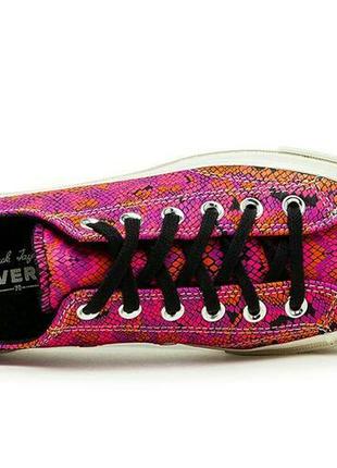 Новые кроссовки, кеды converse pink &amp; purple snake chuck 70 ox9 фото