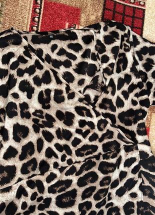 Сукня плаття платье леопард 52-562 фото
