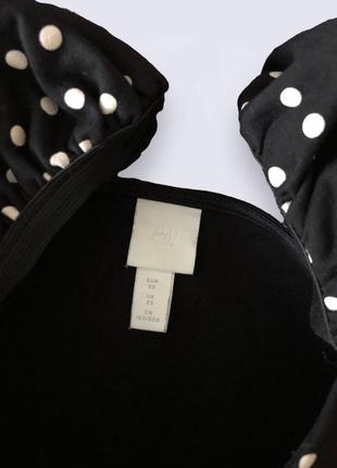 Блуза на резинке в горошек h&amp;m2 фото