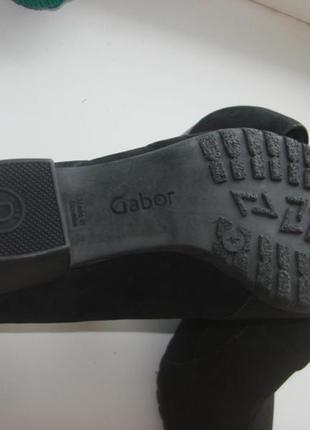 Кожаные туфли на кольца gabor5 фото