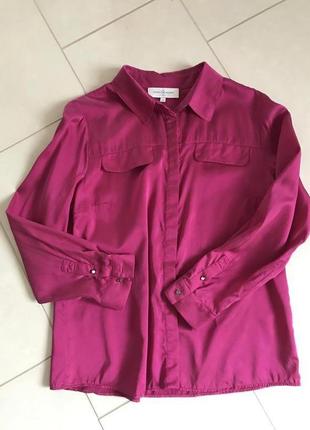 Блуза шелковая стильная модная дорогой бренд uja размер xl