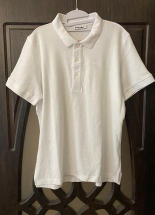 Класна, чоловіча, футболка, білого кольору, 100% котон, від дорогого бренду: fils👌