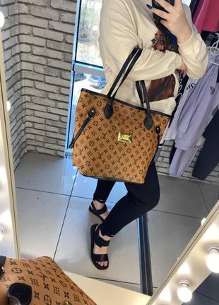 Женская сумка шоппер луи витон