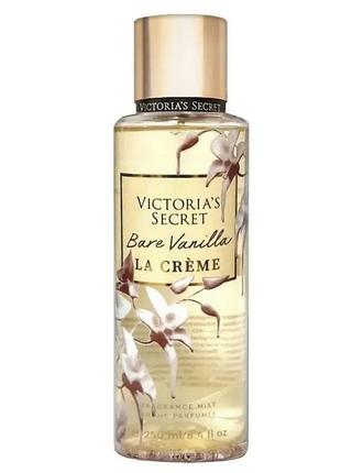 Парфумований спрей для тіла victoria secret bare vanilla la crema 250 мл