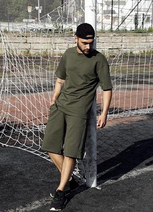 Комплект 'player' хаки футболка + шорты