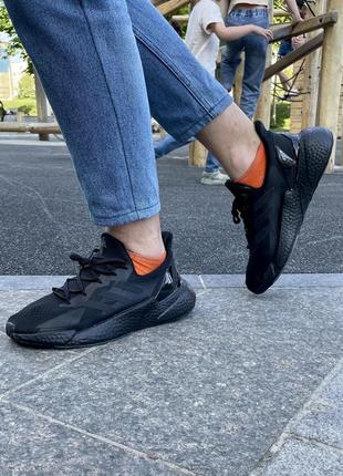 Кроссовки летние adidas l4 core (черные)3 фото