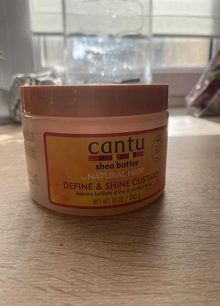 Cantu custard для вьющихся волос гель