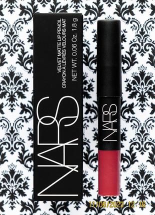 Матовий олівець помада для губ nars velvet matte lip pencil dolce vita 1.8 г