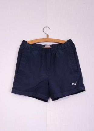Мужские нейлоновые шорты пума пума в стиле nike dri-fit на утяжках. для зала, бега, занятий спортом