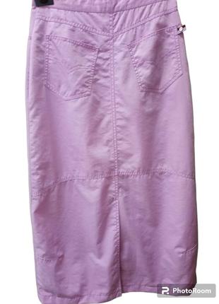 Трендовая юбка s.oliver миди розовая2 фото