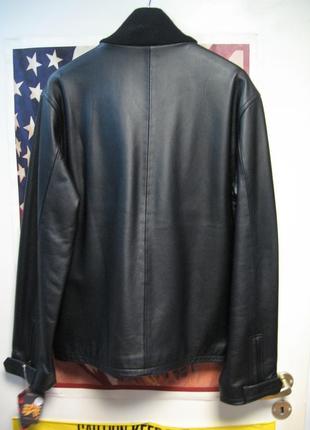 Куртка alpha industries detriot jacket кожа.2 фото