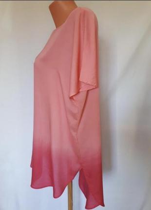 Легка подовжена блуза- туніка з мода papaya.2 фото