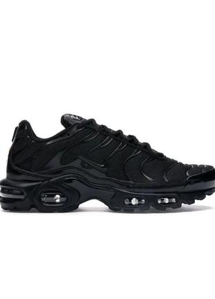 Кроссовки nike air max plus triple black - 604133-0502 фото