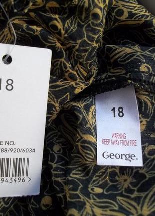 ( 50 / 52 р ) george женская блузка кофта шифоновая оригинал новая8 фото