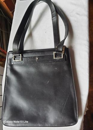 Cesare paciotti стильная итальянская сумка. качественная натуральная кожа.1 фото