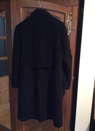 Черное шерстяное пальто chaloc3 фото