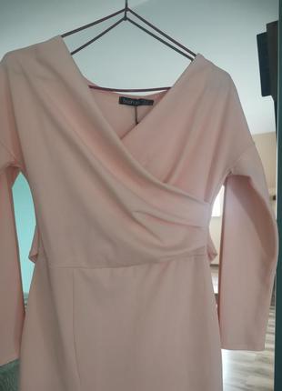 Сукня boohoo довга ніжно рожевого кольору3 фото