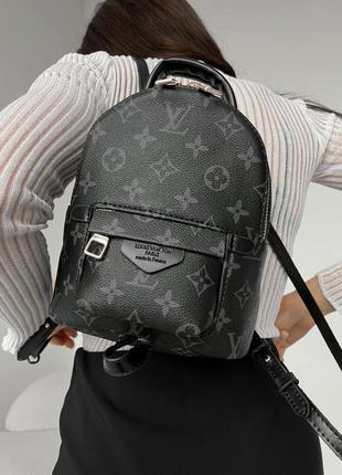 Рюкзак портфель жіноча lv backpack silver mini