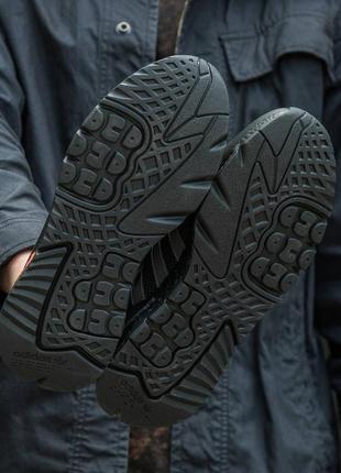 Мужские кроссовки adidas nite jogger boost core black x cordura 40-41-42-43-44-456 фото