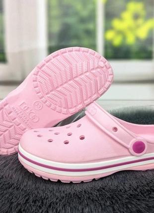 Дитячі сабо, крокс від фірми dago style, пінкові шльопки