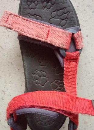 Красные босоножки сандалии на мальчика 32 jack wolfskin4 фото